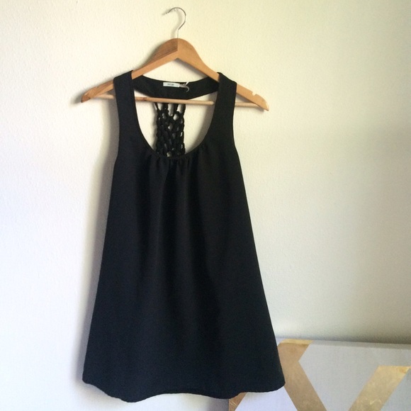 Urban Outfitters Dresses & Skirts - Urban Outfitters Black Braided Shift Dress