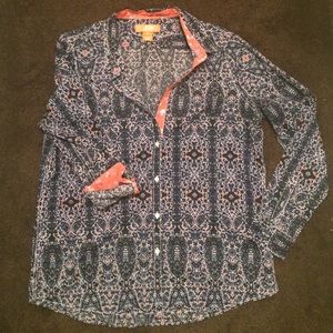 Patterned Button Down
