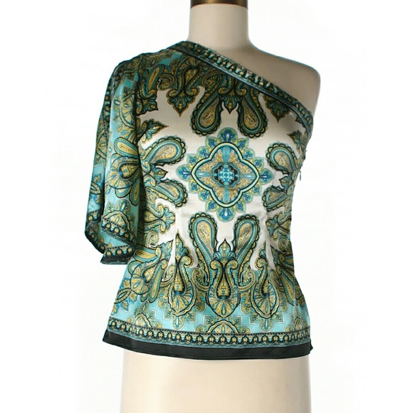 One shoulder top by cache