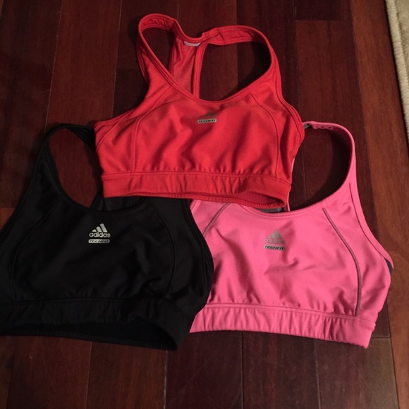 Three Adidas Bras