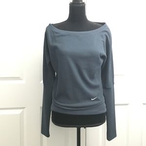 Nike Women's Dri-Fit Blue Sweatshirt Size XS