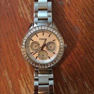 Fossil Watch: Silver