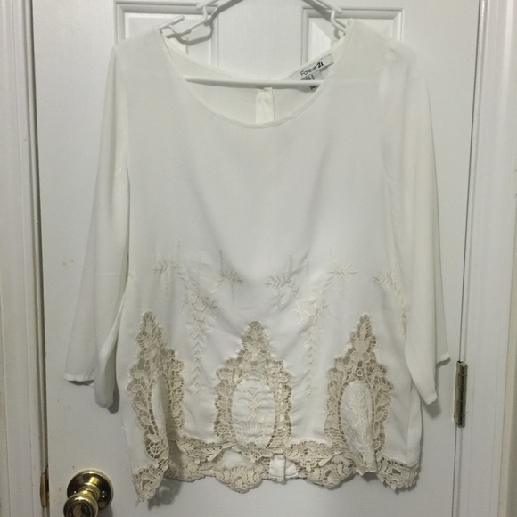 Crochet bottom blouse