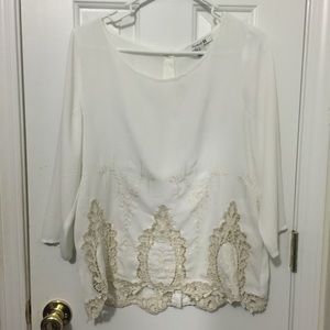 Crochet bottom blouse