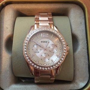 Fossil Watch, Riley: Rose Gold
