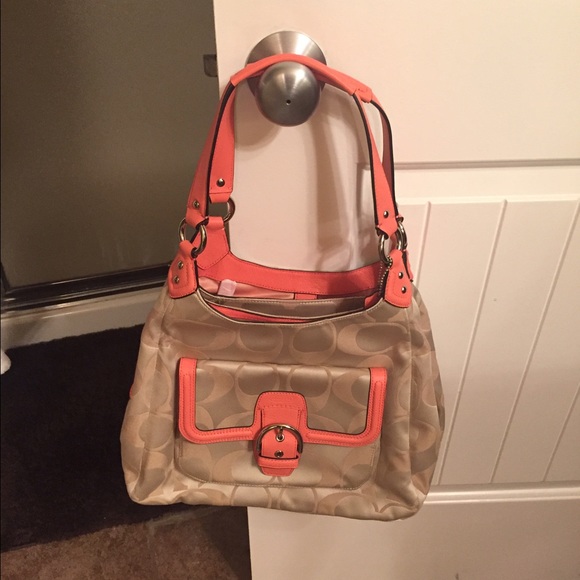 COACH Campbell Signature Hobo Purse