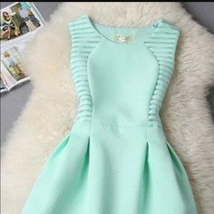 Teal dress
