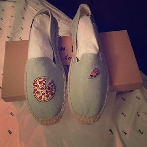 Soludos Smoking Slipper flats -pizza