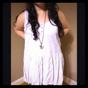 $ Negotiable Ecoté white babydoll dress