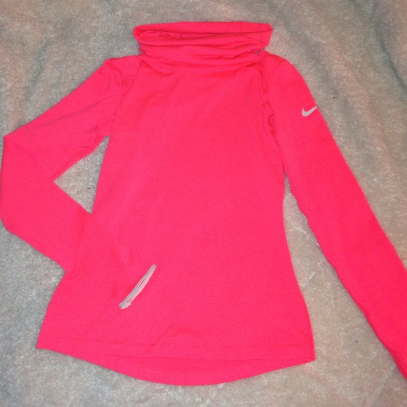 Neon Nike Dry Fit Cowlneck - Picture 2 of 2