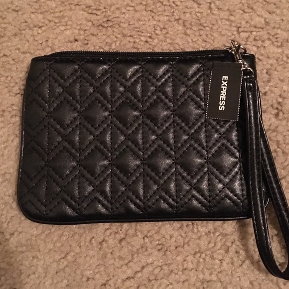 Express Handbags - Black Express clutch