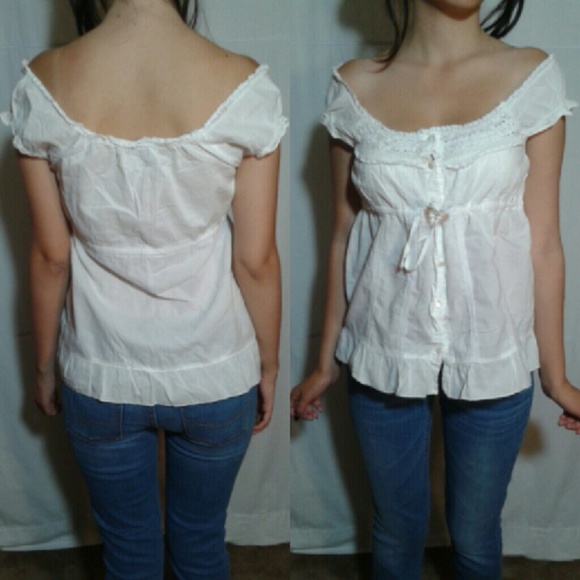 Off The Shoulder Baby Doll Top