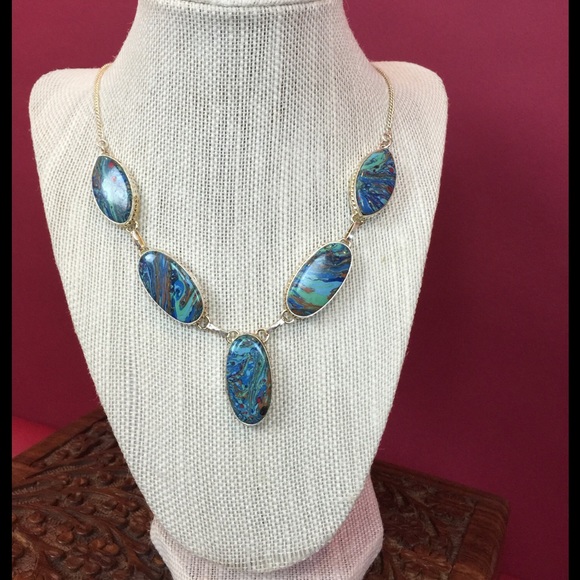 Gorgeous Rainbow Calsilica Necklace! - Picture 3 of 4