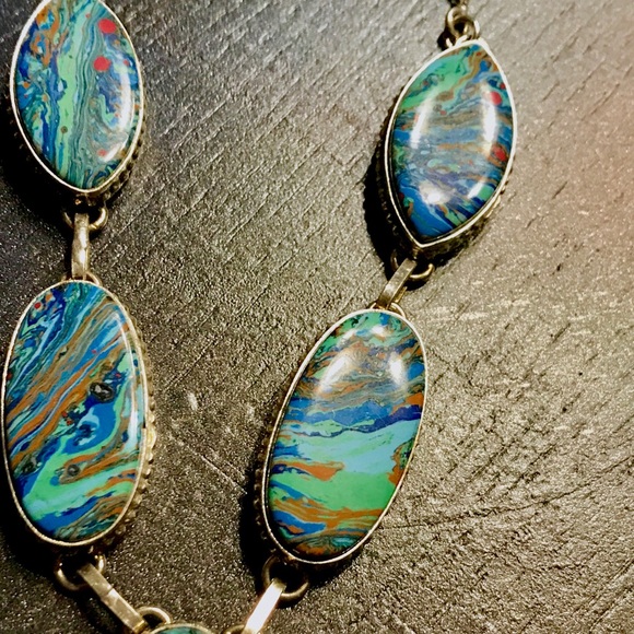 Gorgeous Rainbow Calsilica Necklace! - Picture 4 of 4