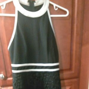 Black and white dress