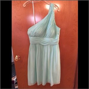 Donna Morgan Rhea Short Bridesmaid Dress Chiffon