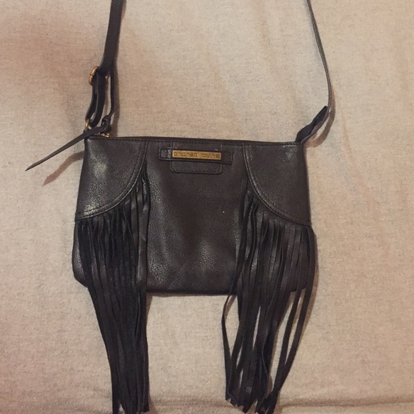 Andrea Jovine hayley leather fringe crossbody bag