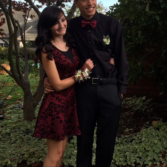 🥀Burgundy formal dress🥀