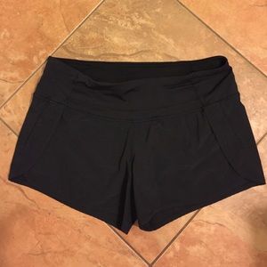 Lululemon speed shorts