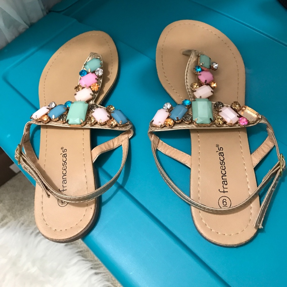 Jeweled Sandals