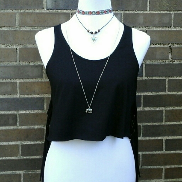 Festival Fringe Crop Top - Picture 3 of 4