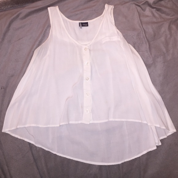 Sparkle & Fade white crop top