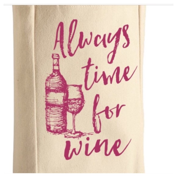 SOLD OUT🍷PADDED & W/ DIVIDER "WINE" TOTE! - Picture 3 of 4