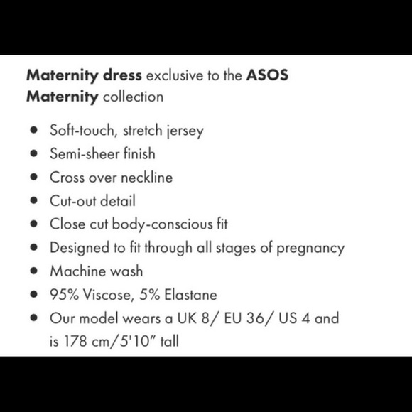NEW ASOS Maternity Navy Cutout Bodycon Dress  10 - Picture 2 of 2