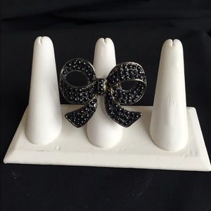 Black Bow Ring