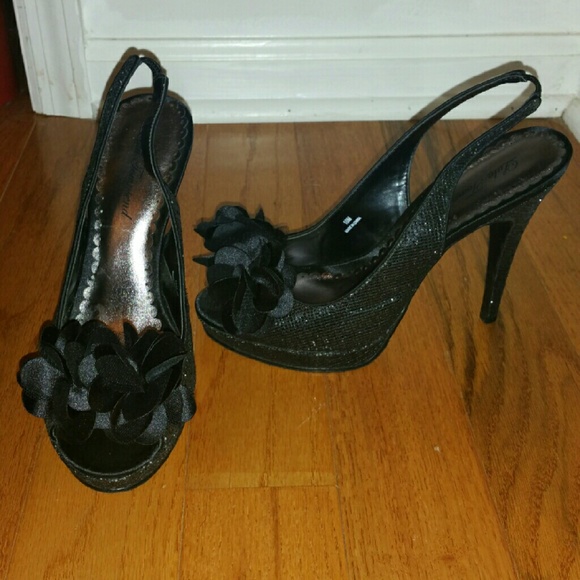 Formal peep toe sling back shoes - Picture 2 of 4