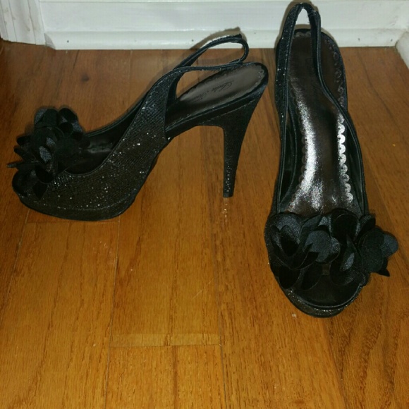 Formal peep toe sling back shoes - Picture 4 of 4