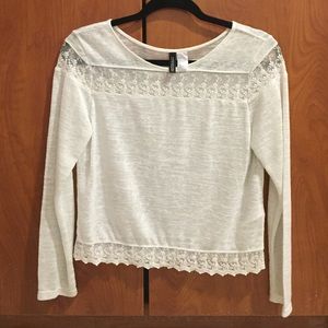 Lace Panel Top
