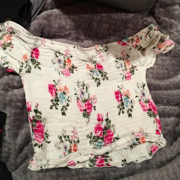 Off the Shoulder Floral Top