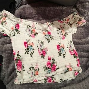 Off the Shoulder Floral Top