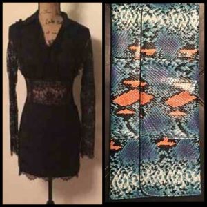 🎉Sexy lace dress and clutch