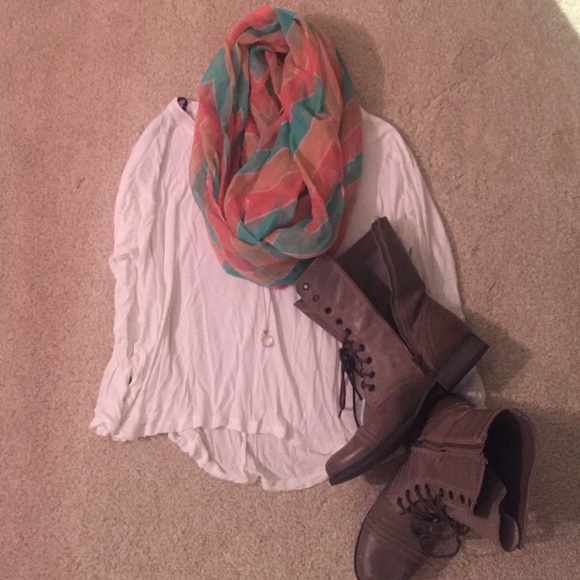 Chevron infinity scarf