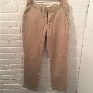 J.Crew tan chino dress pants