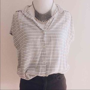 LOFT | cotton button up