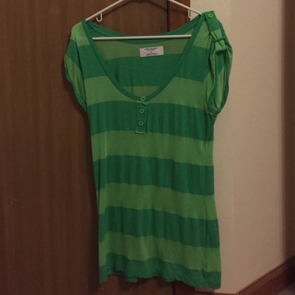 American Eagle Outfitters Slub Stripe Henley