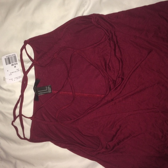 Forever 21 Wine Tank Top