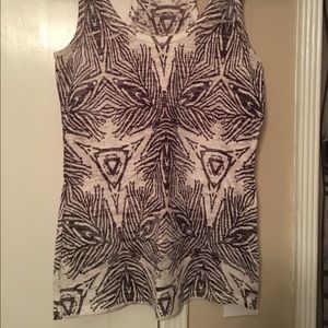 HIP Racerback Tank, Peacock Feather design