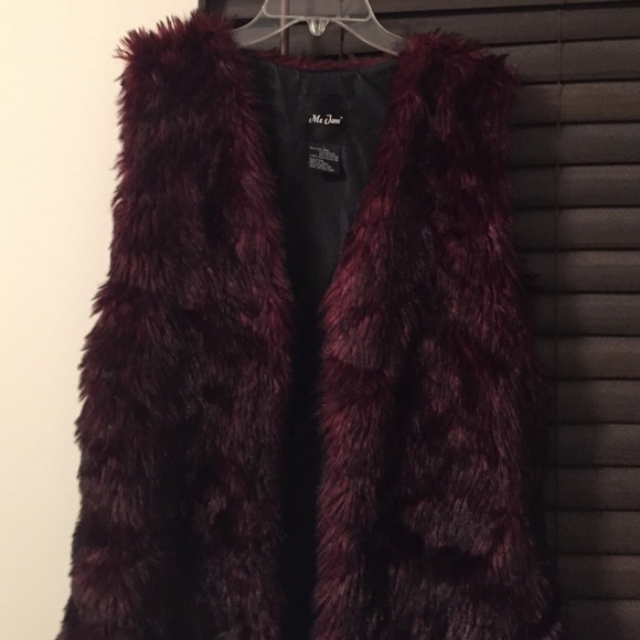 Faux fur vest