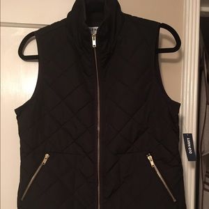 Black puff vest (lightweight), NBW. NWT.