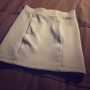 Gray pencil skirt