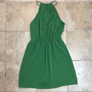 ZARA Green Dress (halter)