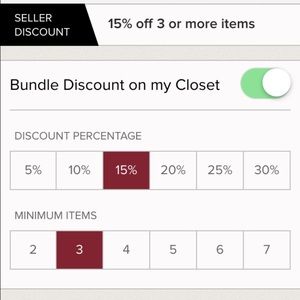 Discount 3items or more