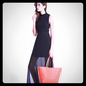 The Rendezvous Tote Orange FRIDAY SALE $$