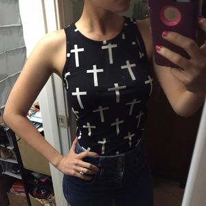 Small Charlotte Russe crop top