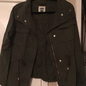 Old Navy Olive Green Utility Jacket