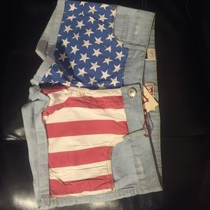 American Flag Shorts